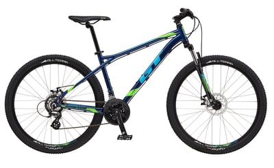 2017 Aggressor Comp, 27.5” wheel, blue GT Mountain bicycle